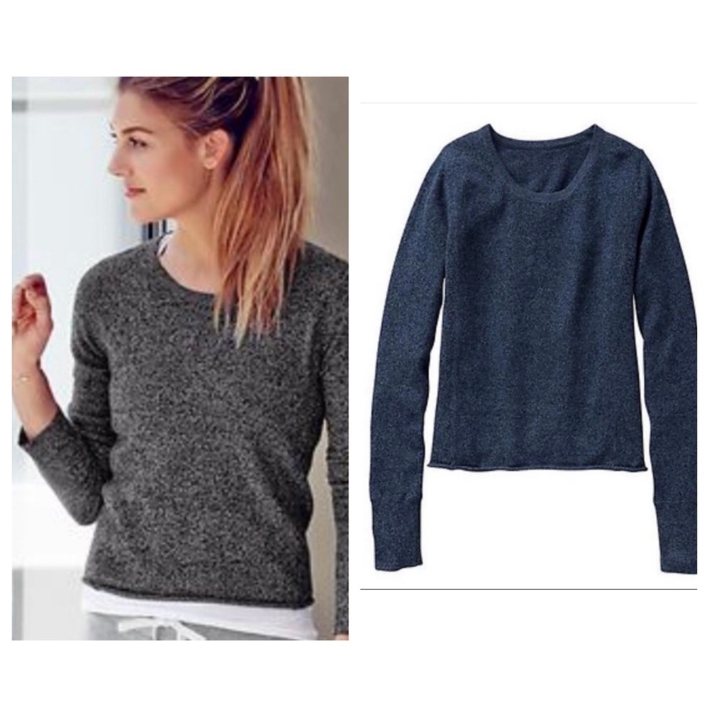 Athleta pave cashmere sweater top 17668